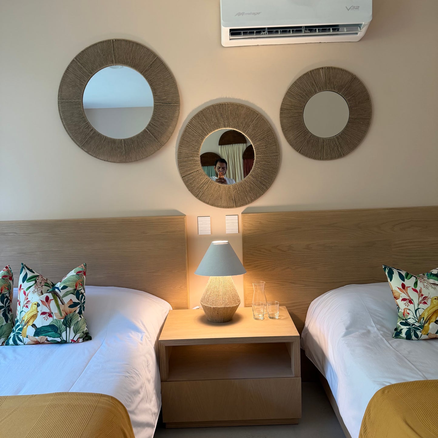 Set de Espejos de Yute