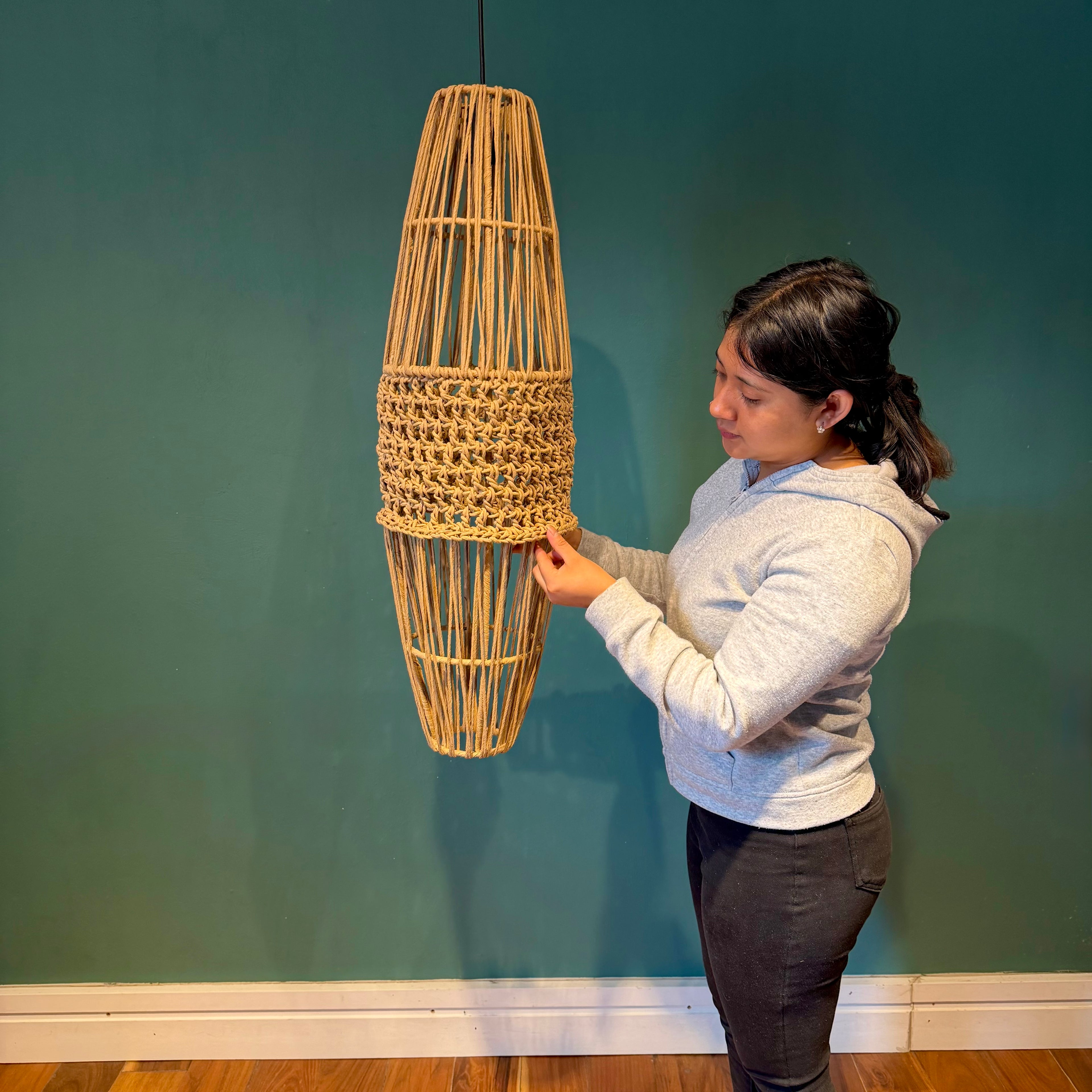 Canela - Lámpara colgante de Kraft