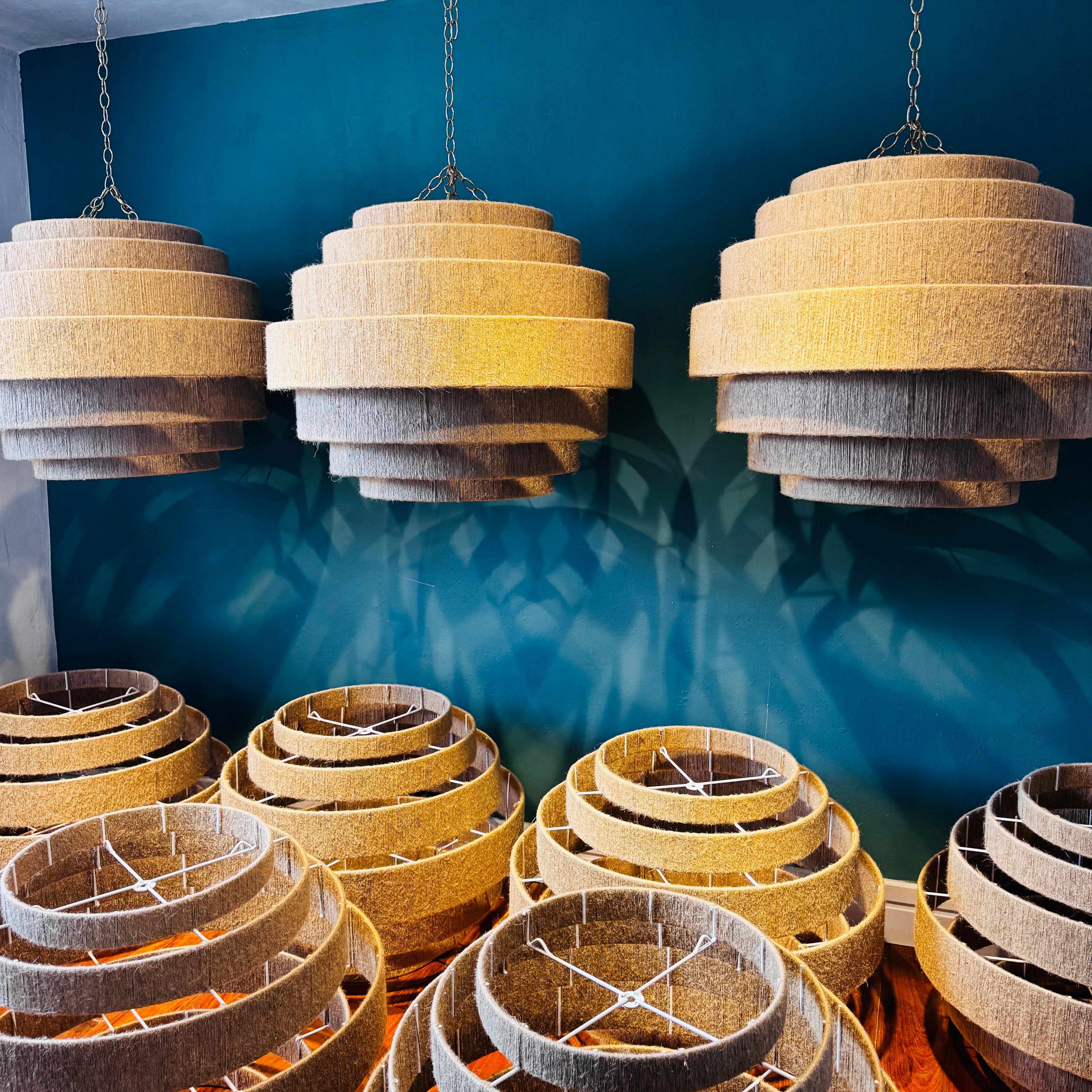 Progreso - Lámpara colgante de Yute