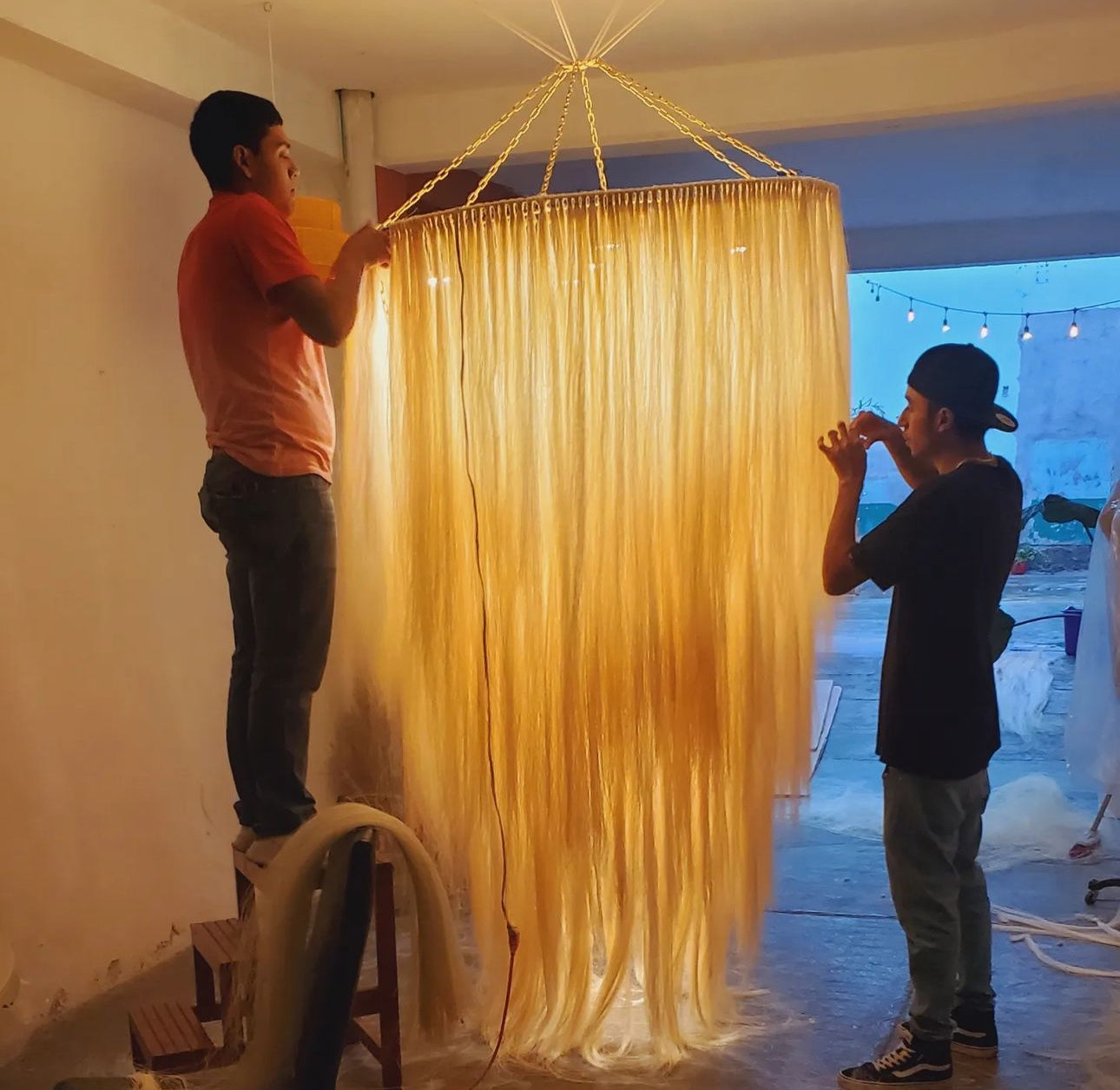 Lámpara Ki Jumbo de Henequén