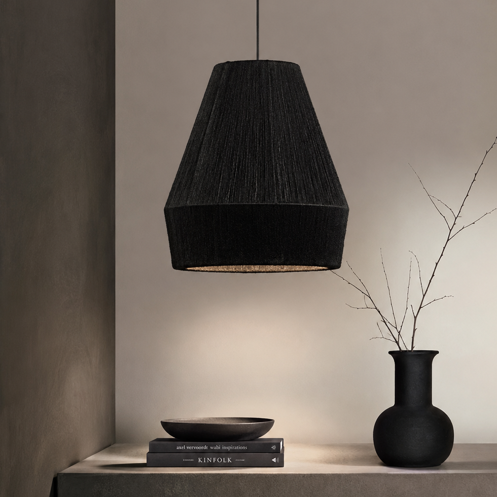 Hanging Lamp Bell Jute