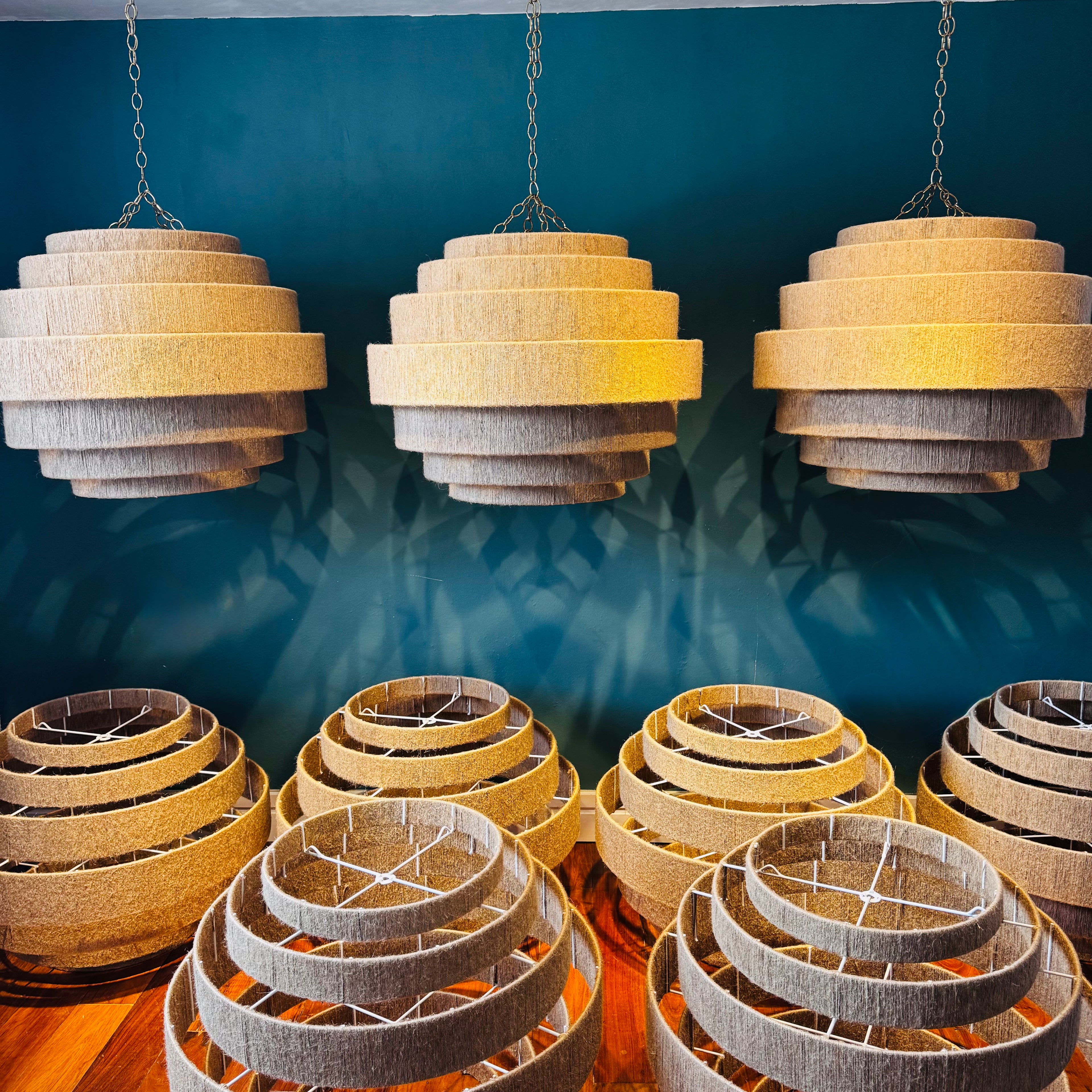 Progreso - Lámpara colgante de Yute