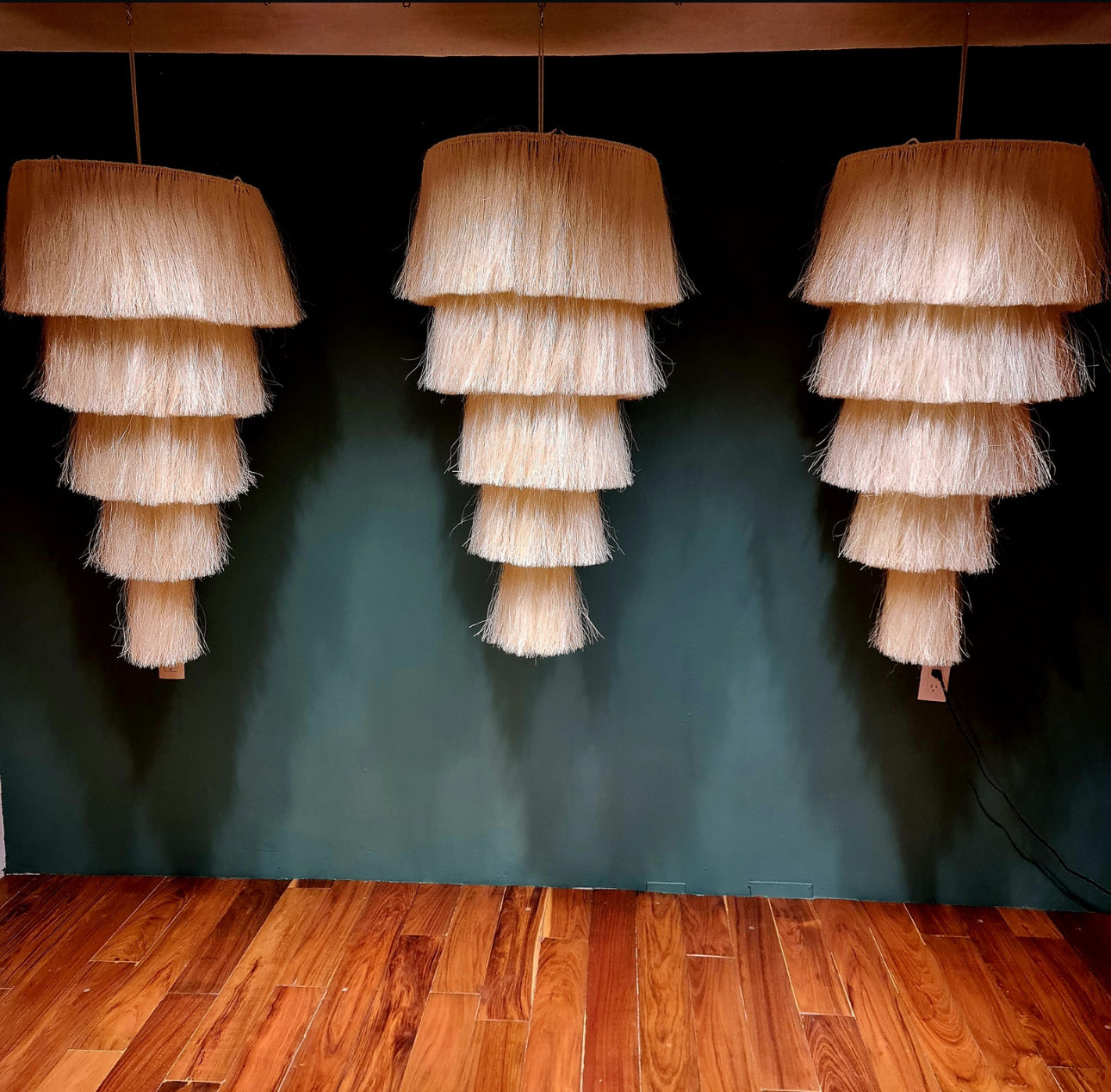 ki 5 Niveles - Lámpara Colgante de Henequén