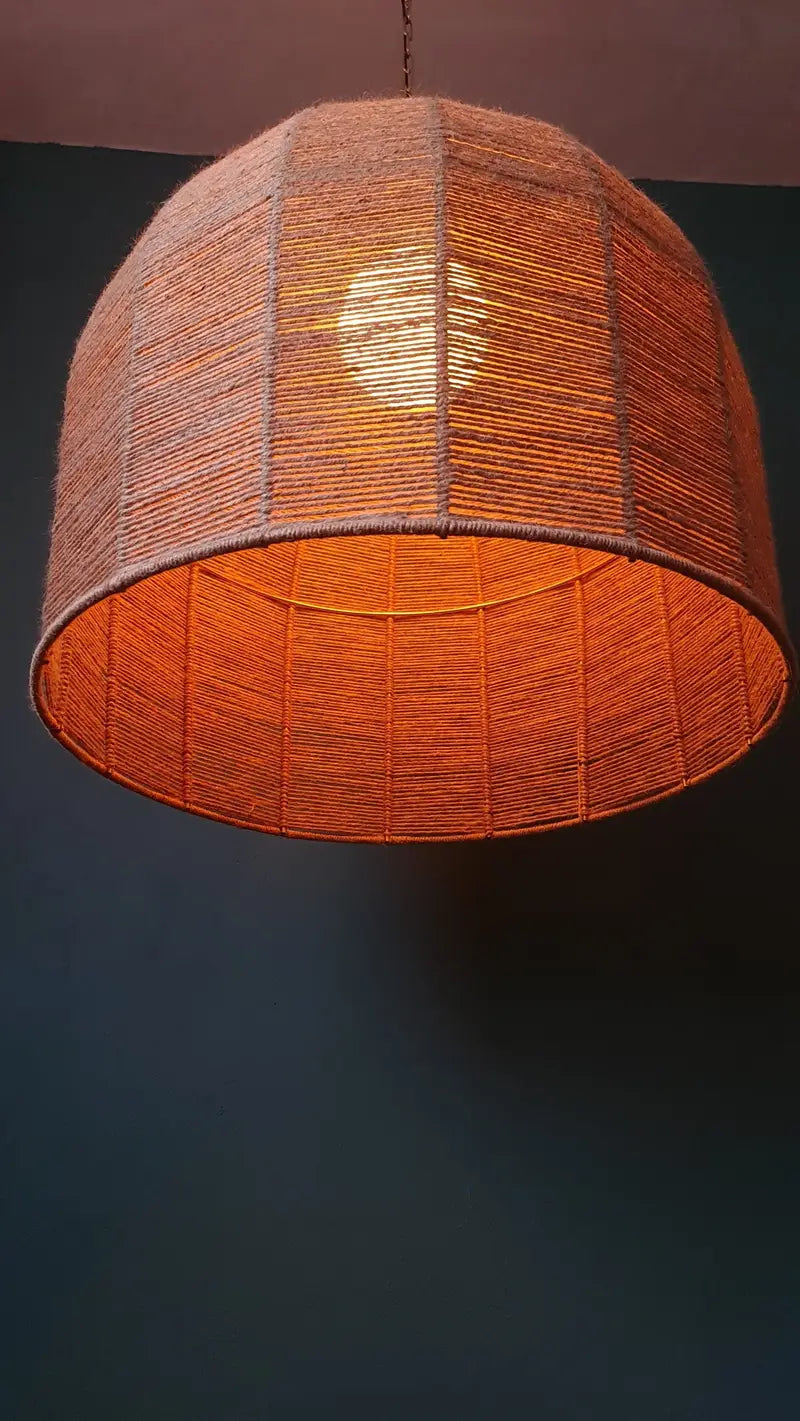 Baálam – Jute Hanging Lamp