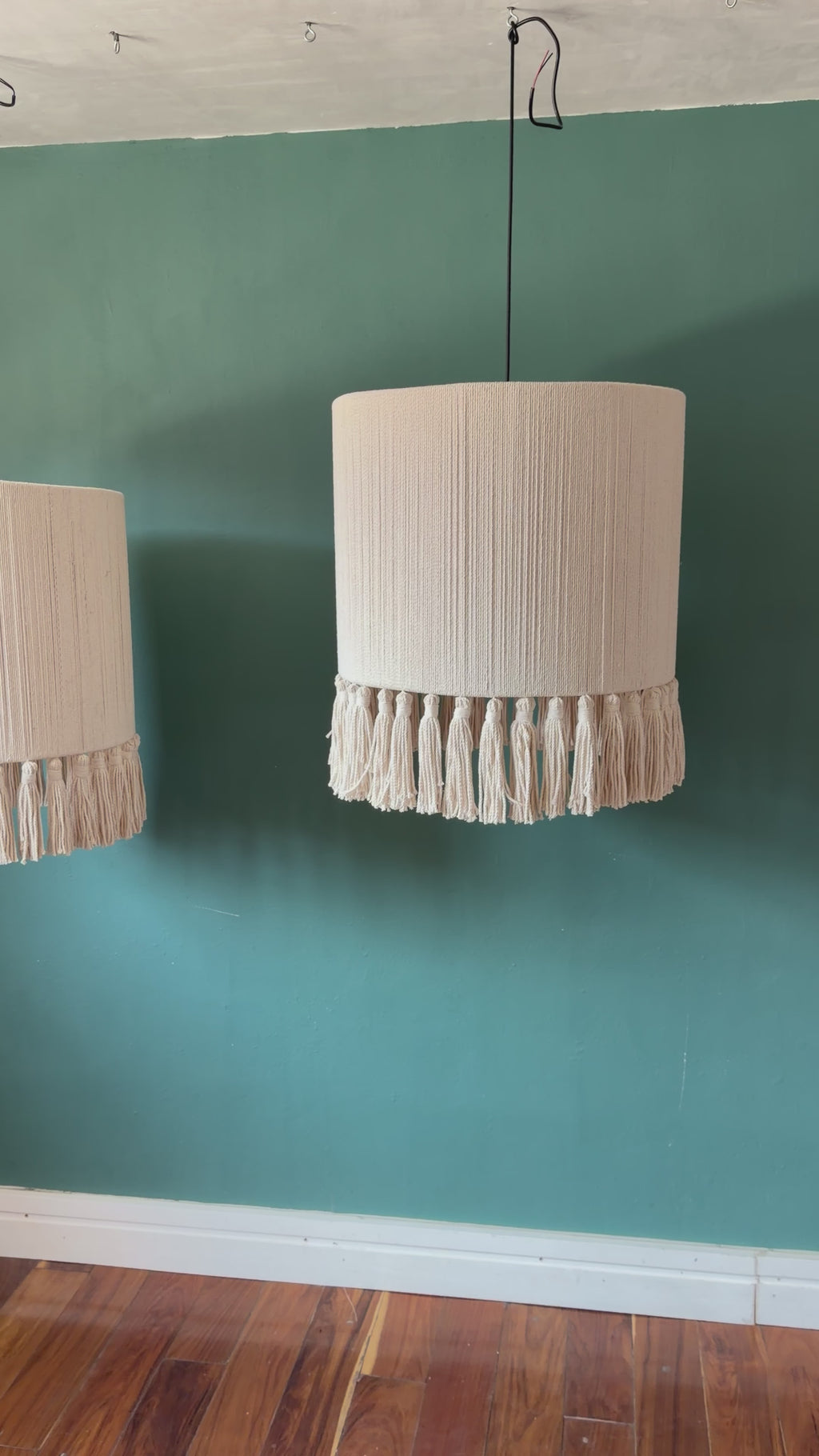 K’UUX - Lámpara colgante de Algodón